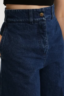 Bermuda en denim de coton