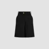 Bermuda en gabardine de coton bio