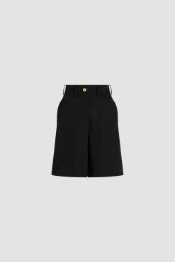 Bermuda en gabardine de coton bio