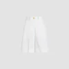 Bermuda en gabardine de coton bio