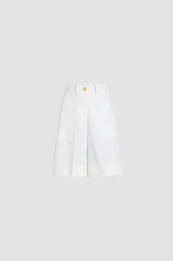 Bermuda en gabardine de coton bio