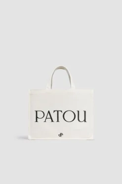 Cabas à logo Patou en coton