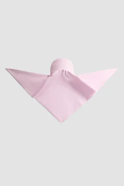 Casquette foulard en popeline de coton bio