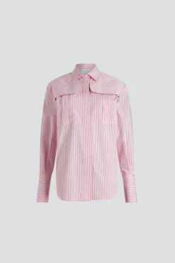 Chemise safari en coton bio imprimé
