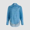 Chemise violon en viscose mélangée éco-responsable imprimée