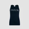 Débardeur à logo Patou en coton bio