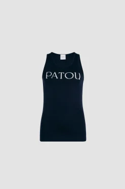 Débardeur à logo Patou en coton bio