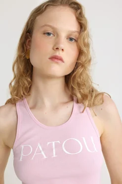 Débardeur à logo Patou en coton bio