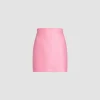 Jupe courte en tweed de coton bio