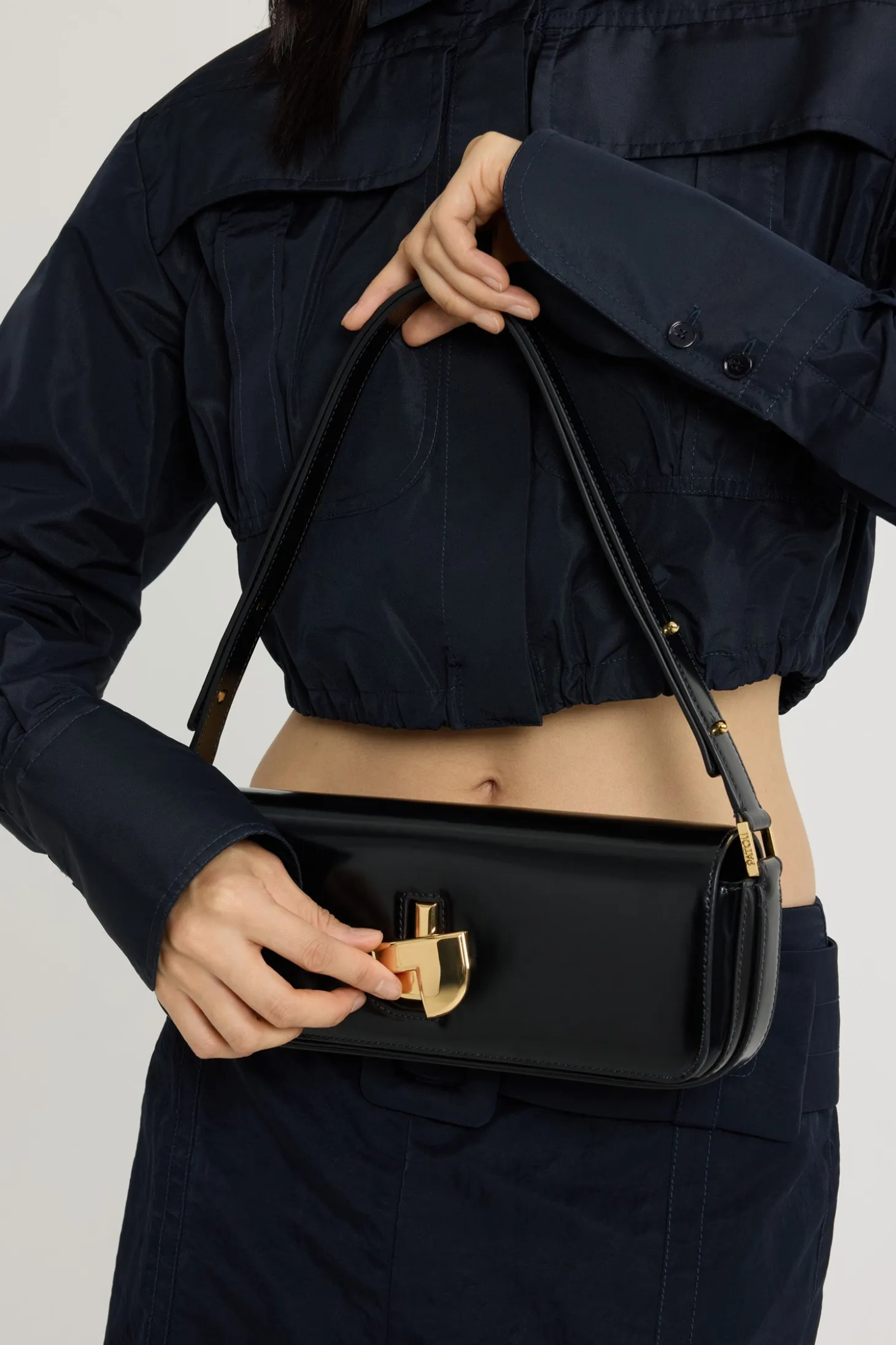 Le Lock Baguette en cuir