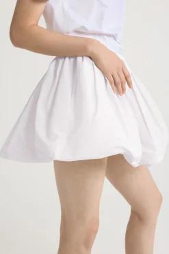 Mini jupe boule en coton bio
