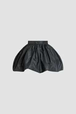 Mini jupe boule en faille recyclée