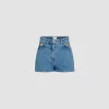 Mini short en denim