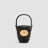Panier seau en osier