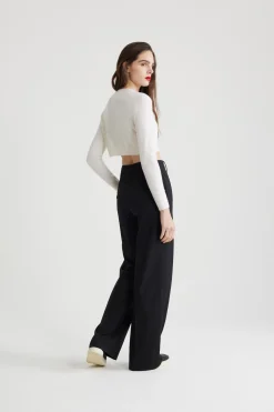 Pantalon iconique en laine vierge