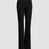 Pantalon évasé en coton bio