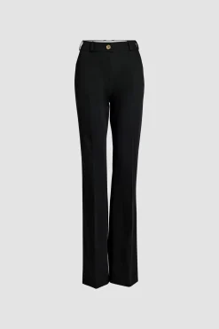 Pantalon évasé en coton bio