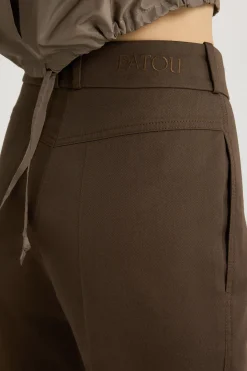Pantalon évasé en coton bio