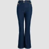 Pantalon évasé en denim bio