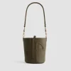 Petit sac seau JP en cuir