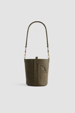 Petit sac seau JP en cuir
