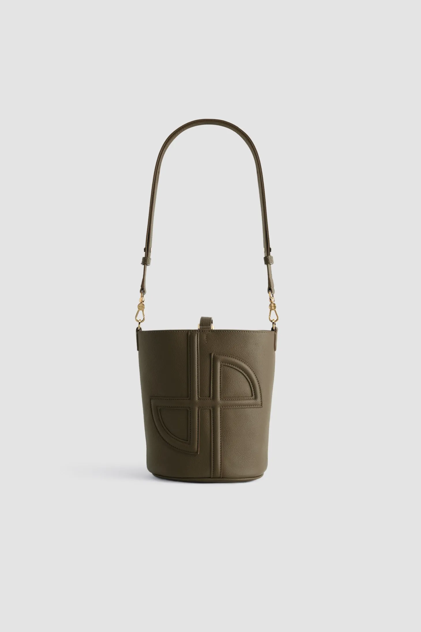 Petit sac seau JP en cuir
