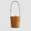 Petit sac seau JP en cuir