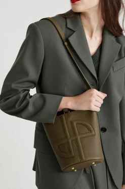 Petit sac seau JP en cuir