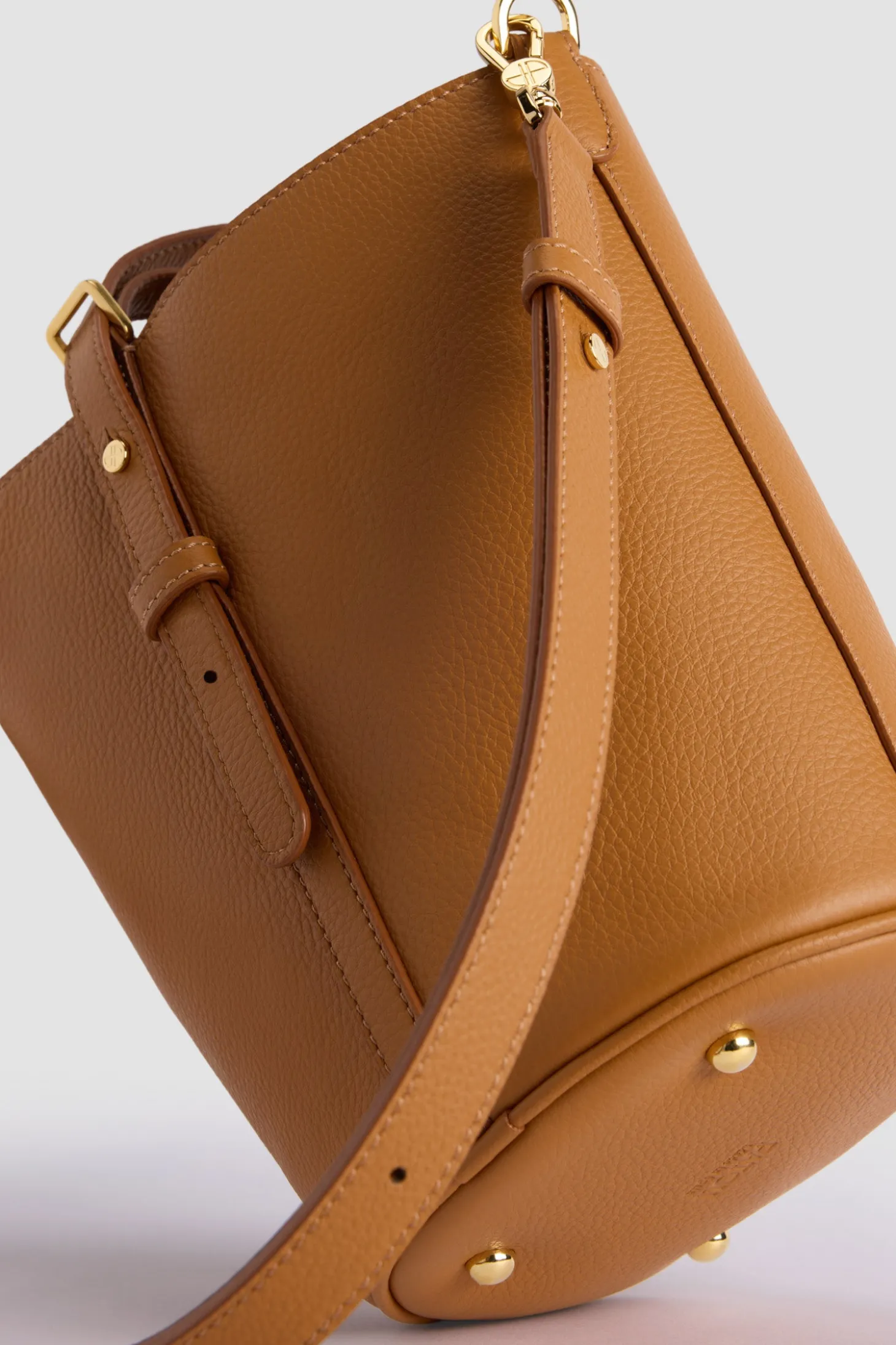Petit sac seau JP en cuir