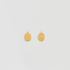Petites boucles d’oreilles visage en laiton