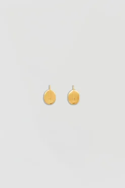 Petites boucles d’oreilles visage en laiton