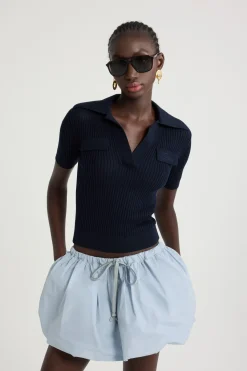 Polo en maille de coton
