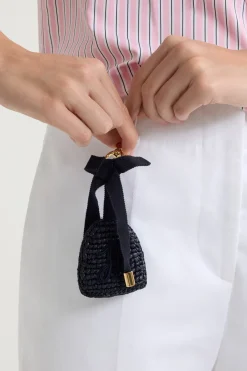 Porte-clés en raphia