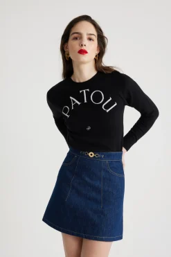 Pull Patou en laine mélangée