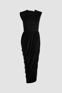 Robe dos nu en jersey stretch