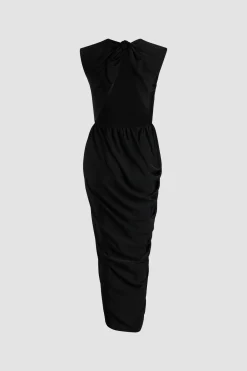 Robe dos nu en jersey stretch