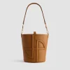 Sac seau JP en cuir