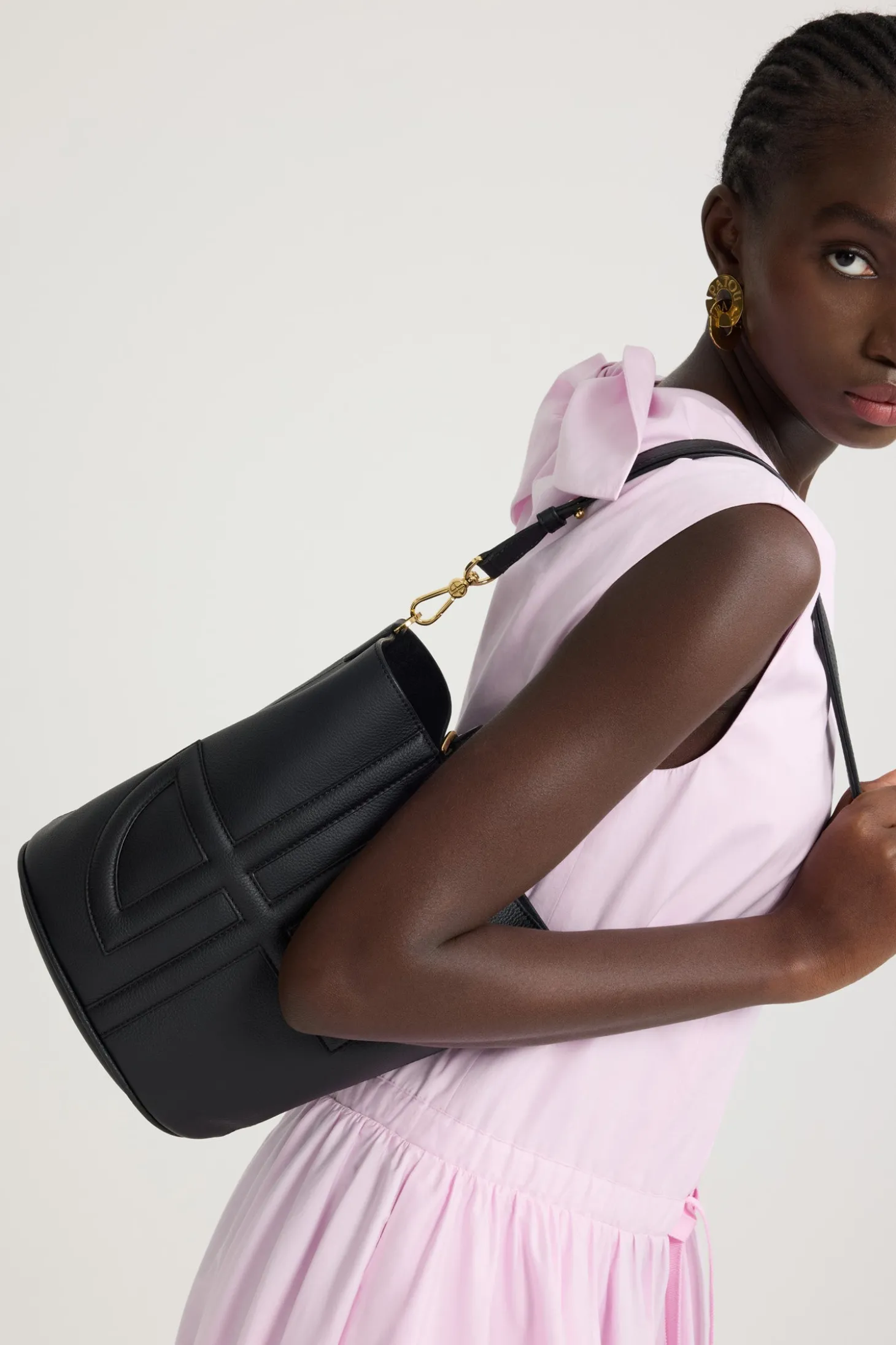 Sac seau JP en cuir