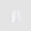 Short en viscose mélangée éco-responsable matelassée