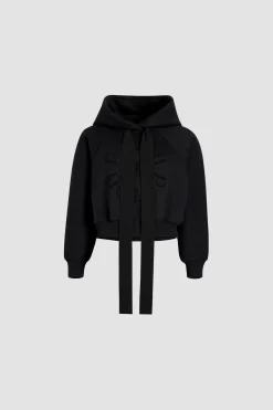 Sweatshirt à logo médaillon en coton bio