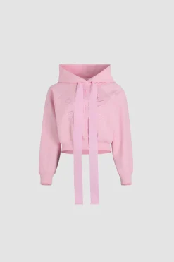 Sweatshirt à logo médaillon en coton bio