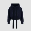 Sweatshirt à logo médaillon en coton bio