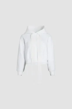 Sweatshirt à logo médaillon en coton bio