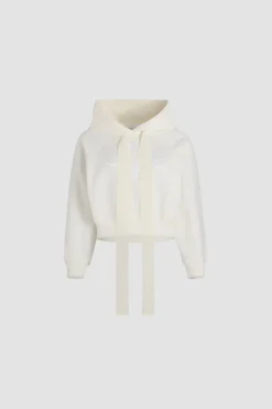 Sweatshirt à logo médaillon en coton bio