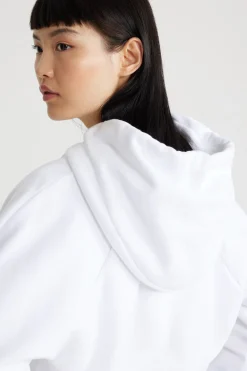 Sweatshirt à logo médaillon en coton bio