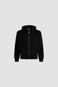 Sweatshirt zippé en coton bio