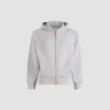 Sweatshirt zippé en coton bio