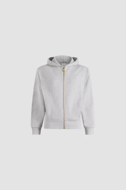 Sweatshirt zippé en coton bio