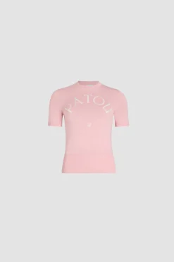 Top à logo Patou en maille de coton mélangé