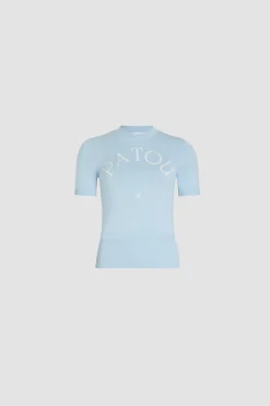 Top à logo Patou en maille de coton mélangé